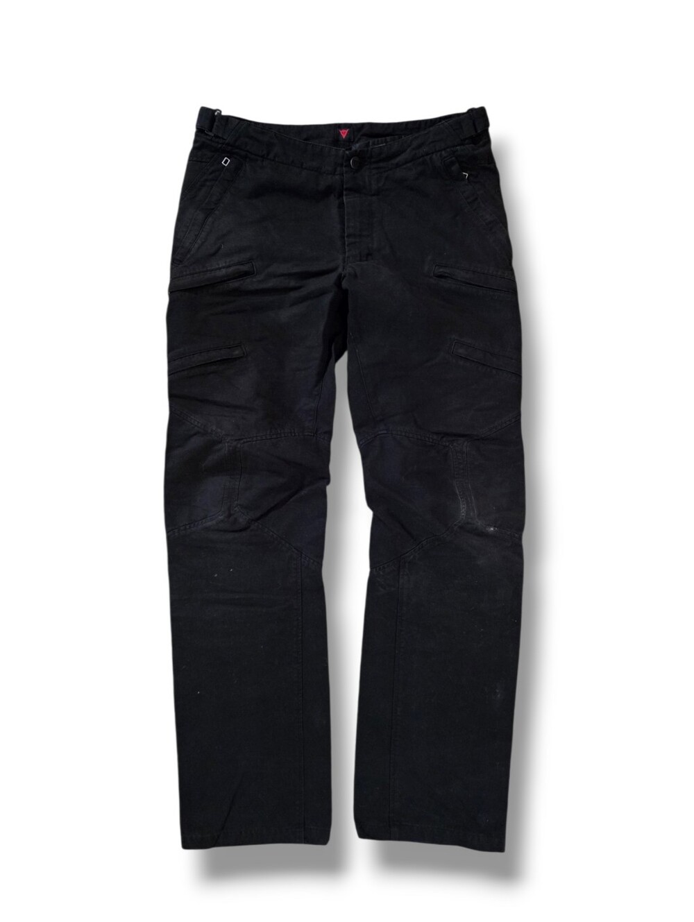 Dainese Yamato Black Cotton Motorcycle Riding Pants Armour Gear